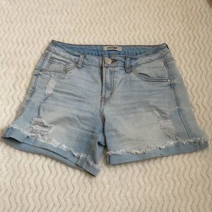 Denim shorts